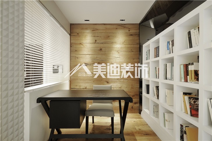 碧桂園現(xiàn)代簡約風(fēng)裝修案例圖—書房